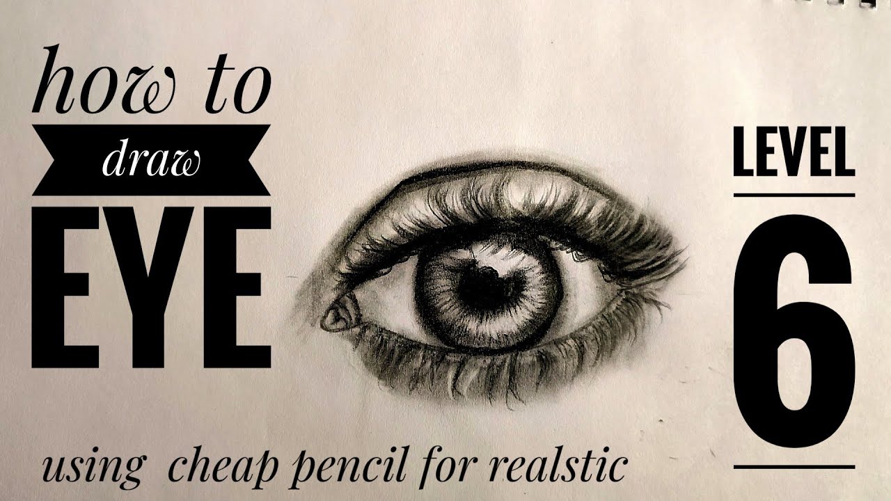 how to draw eye step by step/in tamil/eye drawing pencil/easy eye drawing/realistic eye/eye tutorial