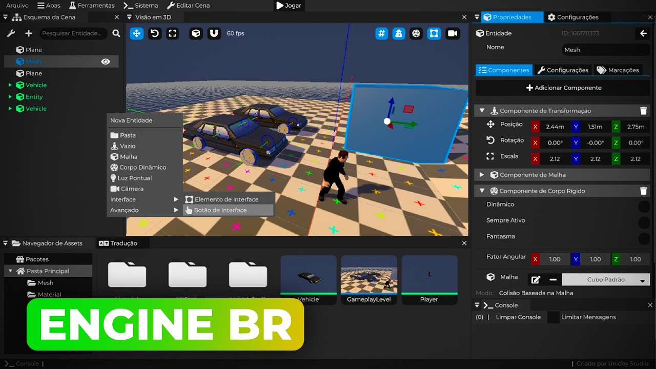 A GAME ENGINE BRASILEIRA que você nunca viu | Cave Engine