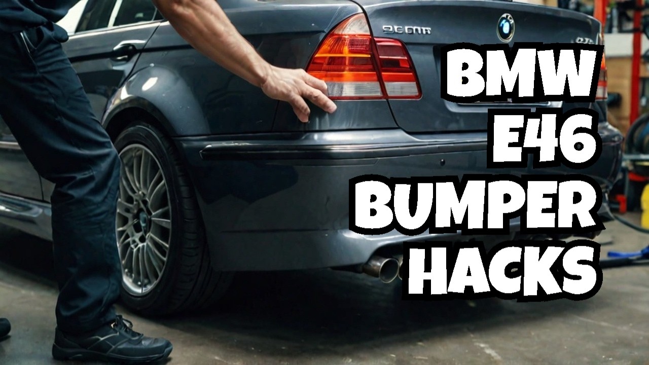 2 ways to REPLACE a BMW E46 rear Bumper like a PRO