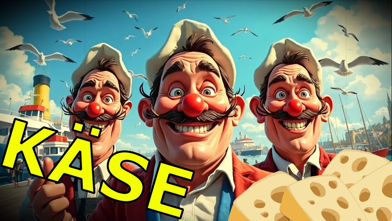 🧀🧀🧀 K&Auml;SE - Die Nordfriesin - Party - Schlager - Musikvideo (Remastering / Original 2024)