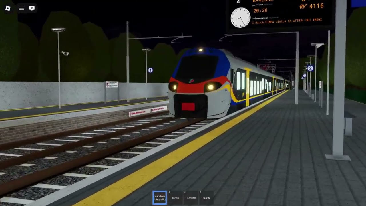 Station manager and train ride in IR!