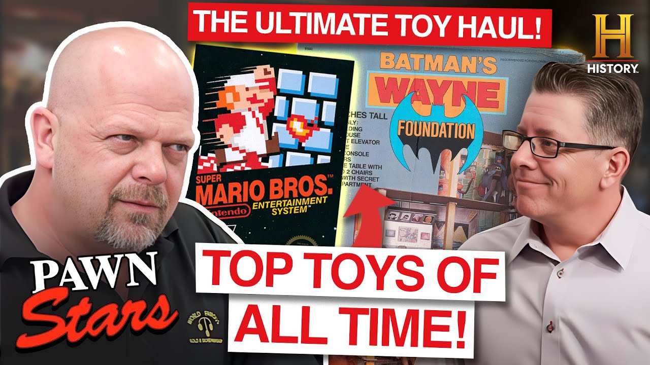 TOP TOYS OF ALL TIME (13 Rare Games, Action Figures & More) | Pawn Stars