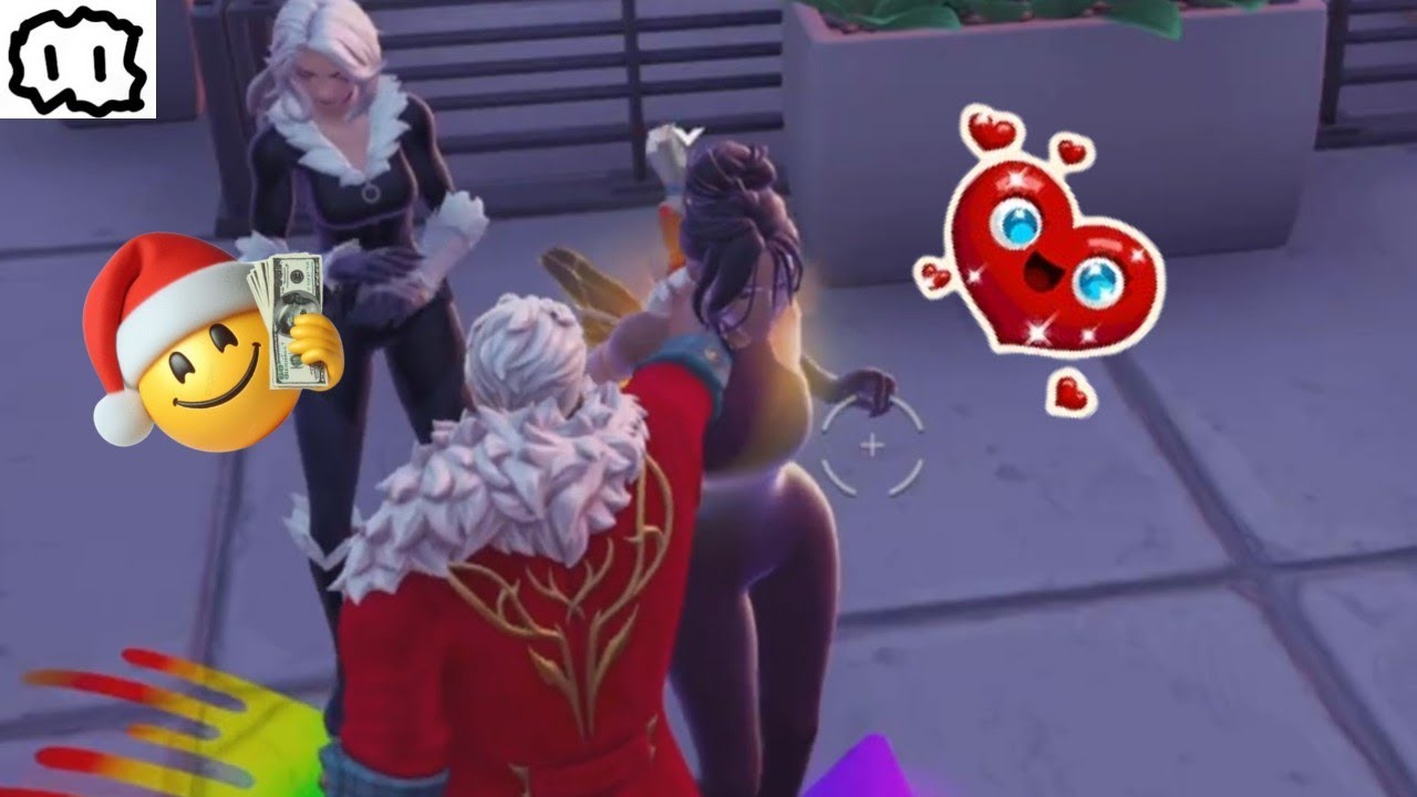 😈 TOXIC Santa Gives You MONEY If You Do the SUS Emote 😳🎅 Christmas Special 
