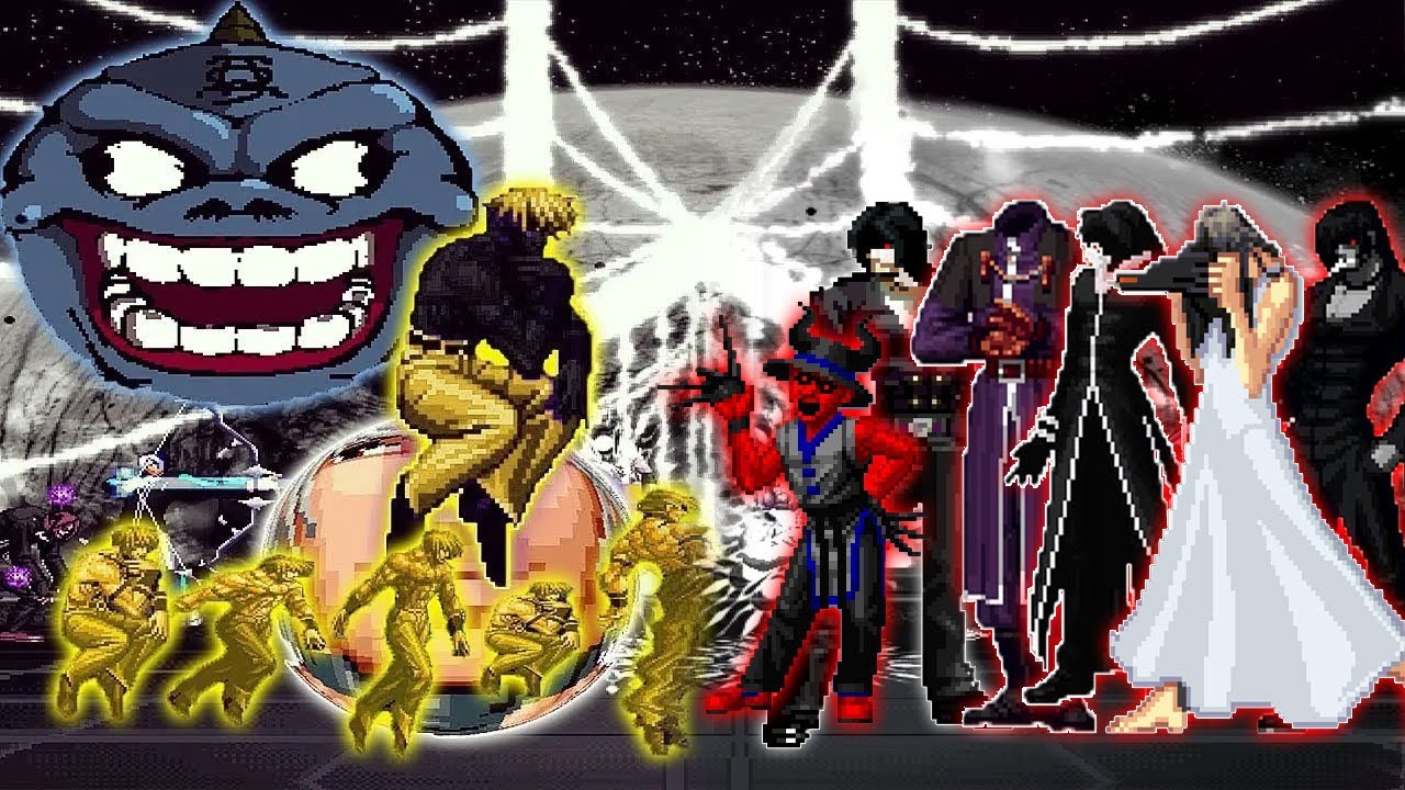 [Mugen KOF] Hastur Orochi's Ultimate Combos Vs Horror Satanic Team