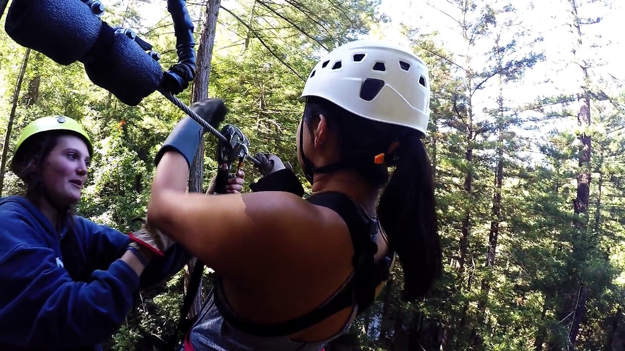 Ziplining in Occidental, California