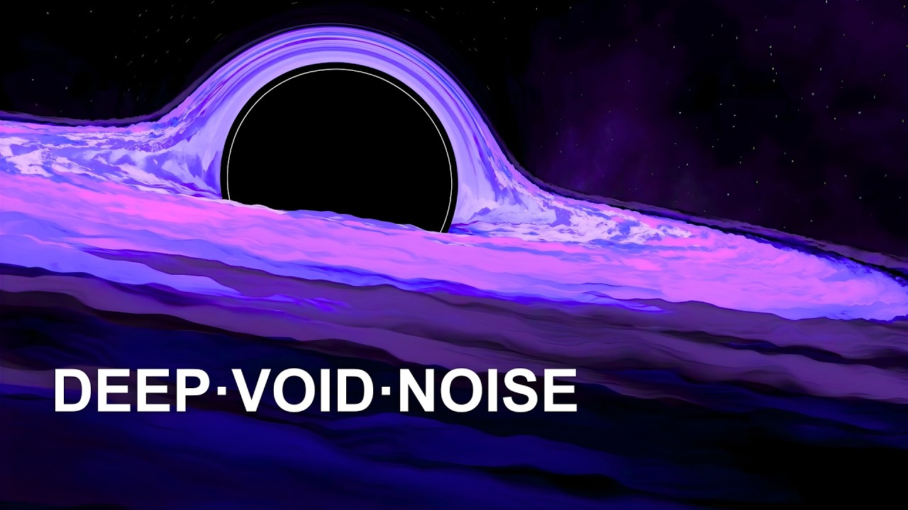 Deep Space Void Noise | Black Hole Background Sounds | White Noise for Sleep | 10 Hours