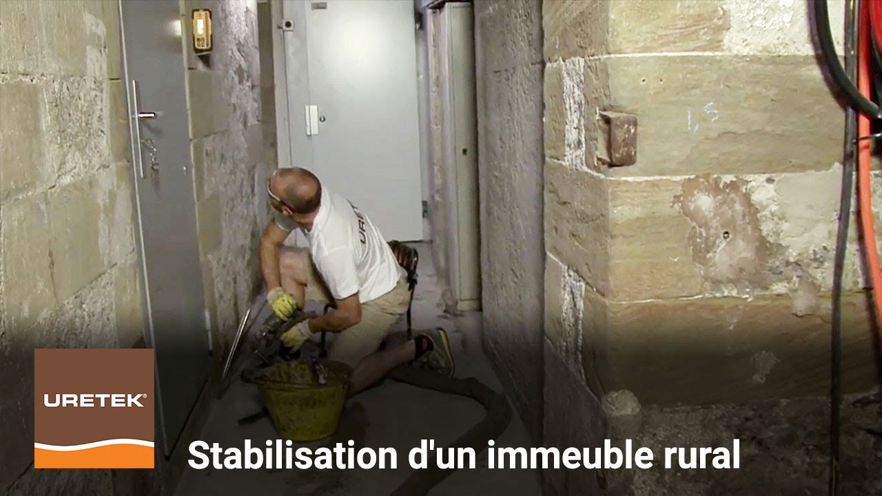 Stabilisation d'une maison urbaine avec des injections de résine expansive URETEK | Genève