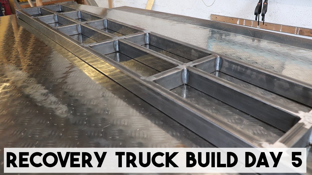 RECOVERY TRUCK BUILD DAY 5, BUILDING THE RAMPS. RAMP TRUCK