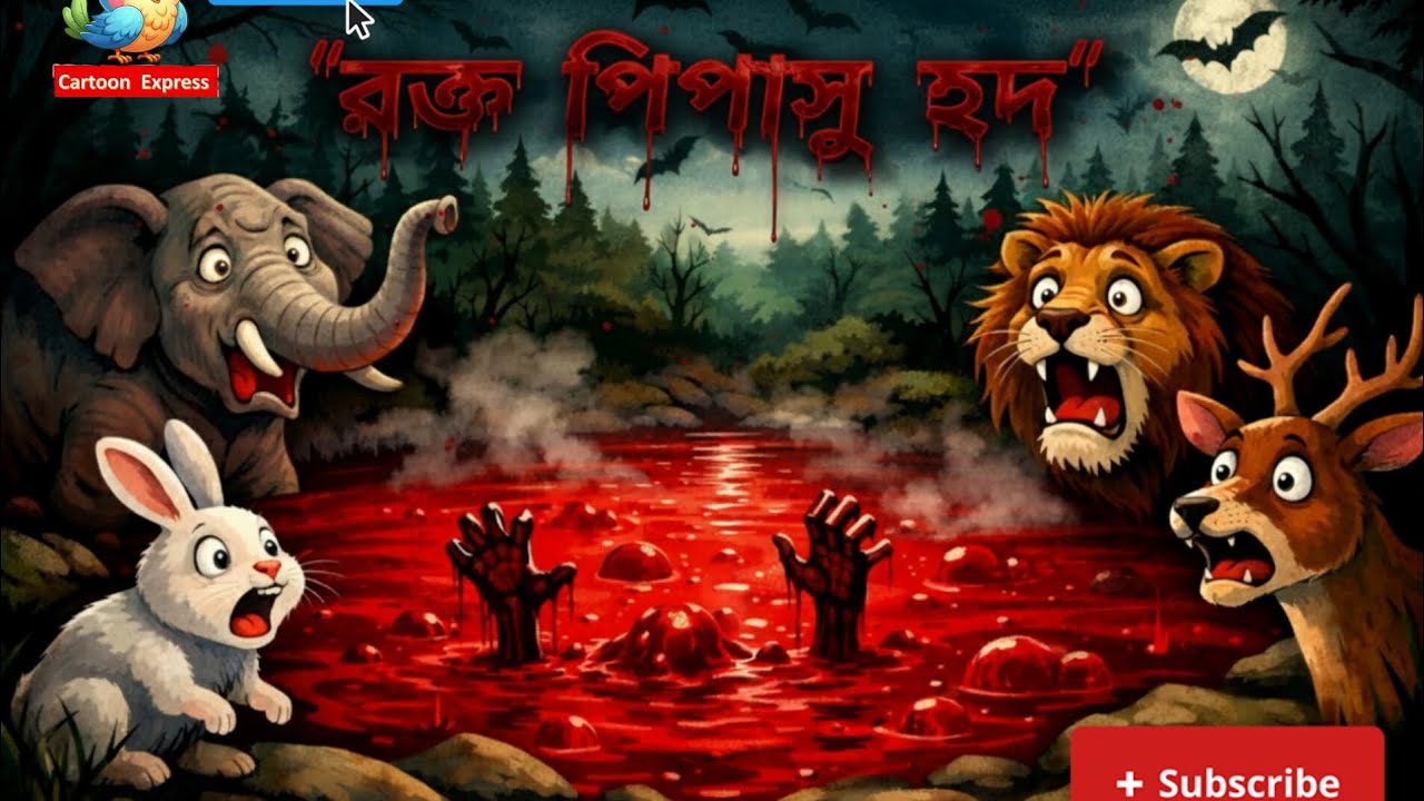 রক্ত পিপাসু হ্রদ | Bloody lake | ভয়ঙ্কর রক্তাক্ত হ্রদের মজার গল্প | Moral story |
