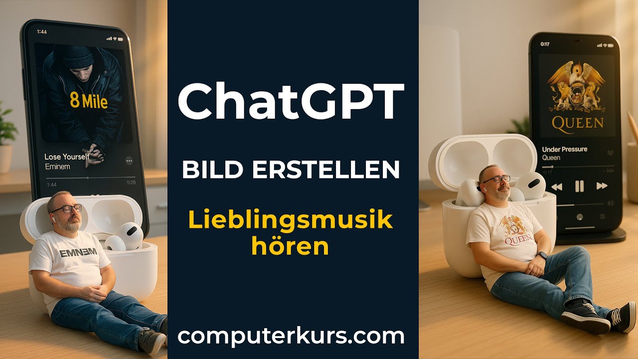 ChatGPT Bild erstellen mit Lieblingsmusik