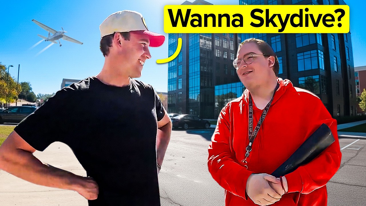 We Took A Stranger Skydiving