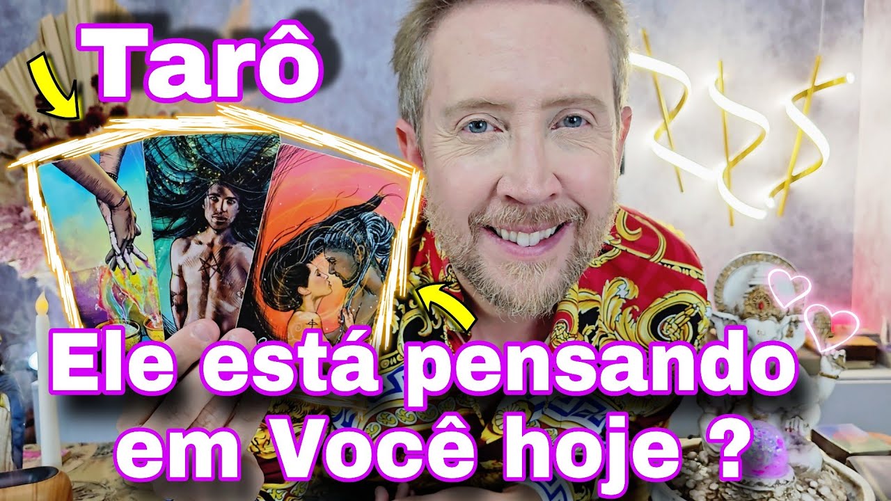 ELE ESTÁ PENSANDO EM VOCÊ HOJE ? E O QUE ELE SENTE QUANDO PENSA EM VOCÊ ? rei do oráculo hoje, buba