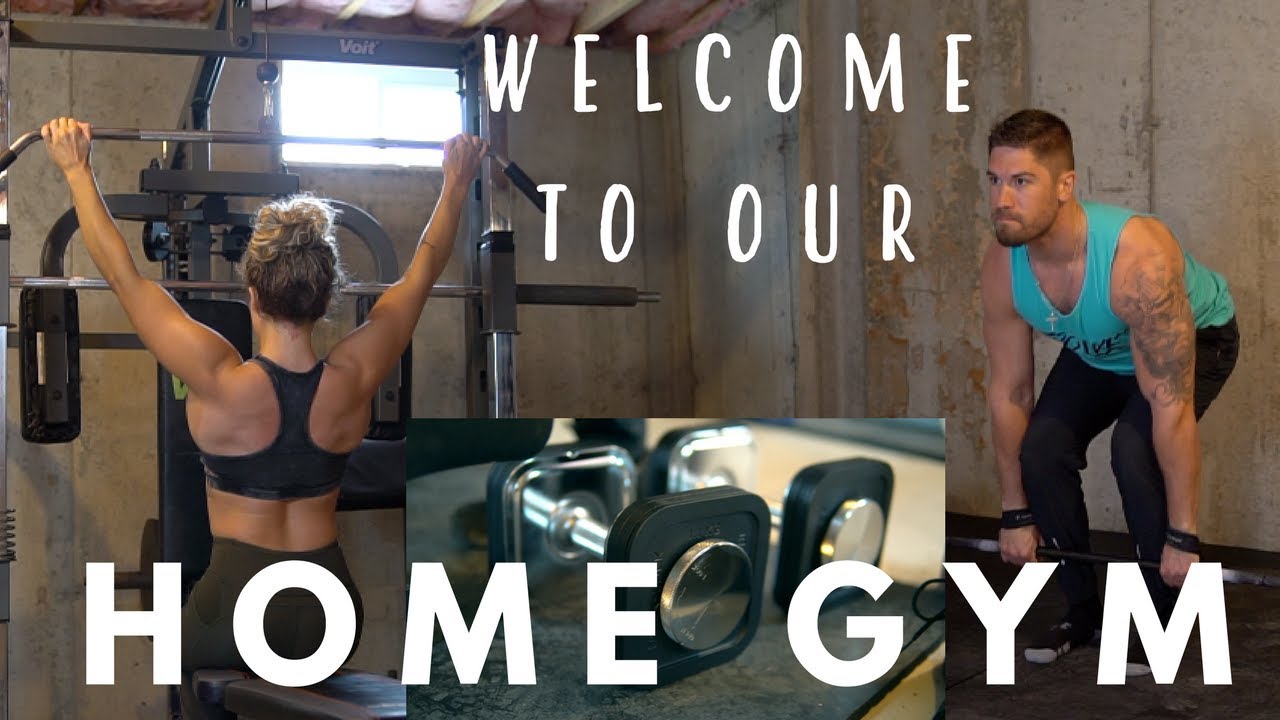 BUILDING A BASEMENT GYM : HOME GYM TOUR