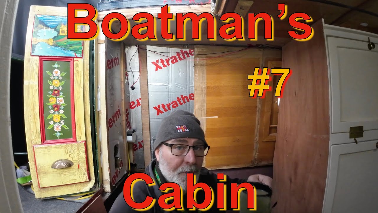 Boatman's Cabin #7 Moor work on the Boatman's Cabin of Narrowboat Precious JET