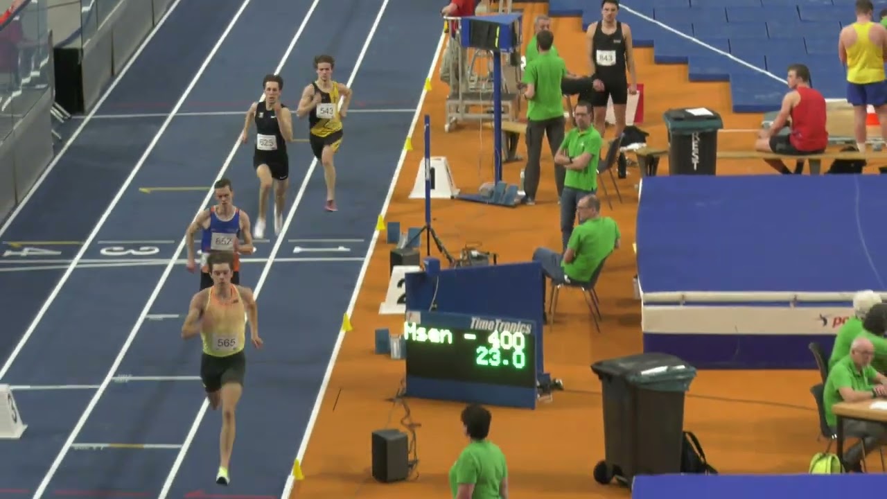 M 400m serie met Jonas Phijffers (46,29 5e AT)
