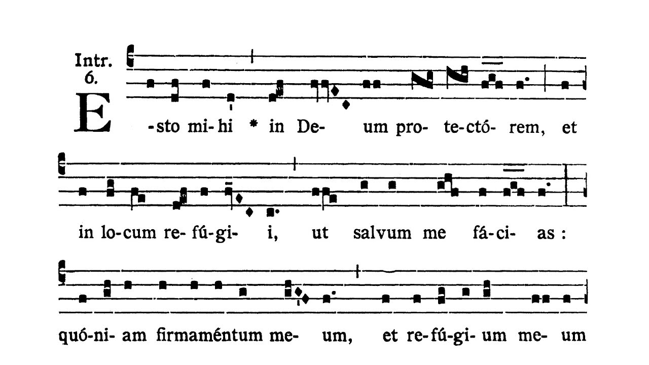 Dominica in Quinquagesima - Introitus (Esto mihi)