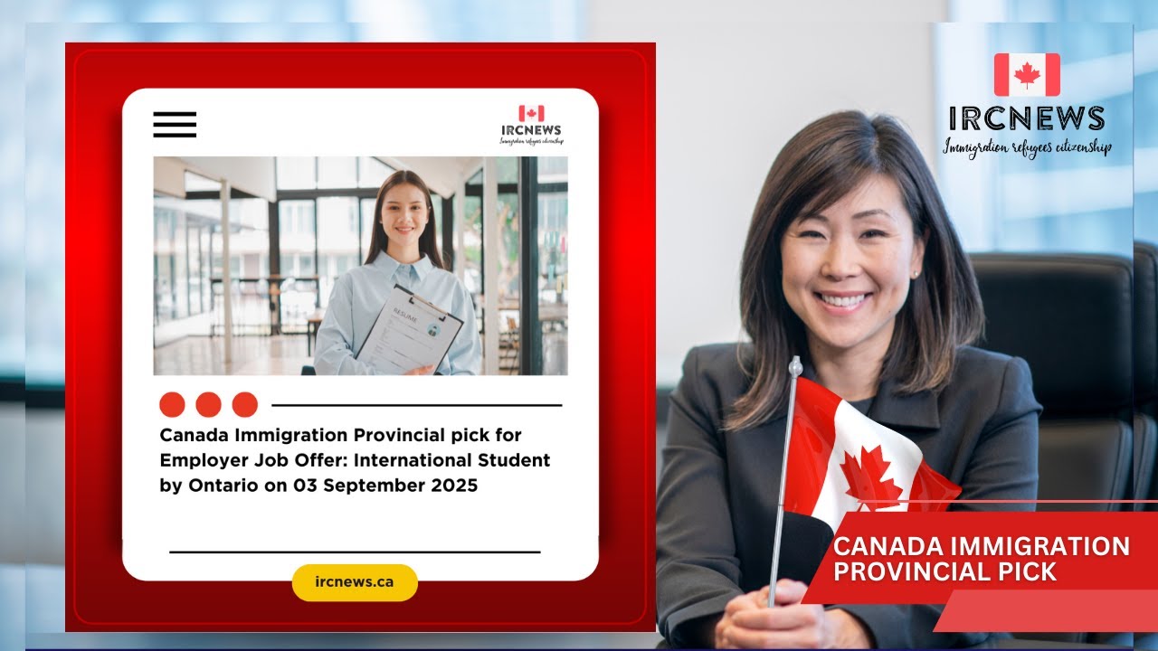 Canada Immigration Provincial pick for Employer Job Offer: International Student by Ontario | 03 Sep