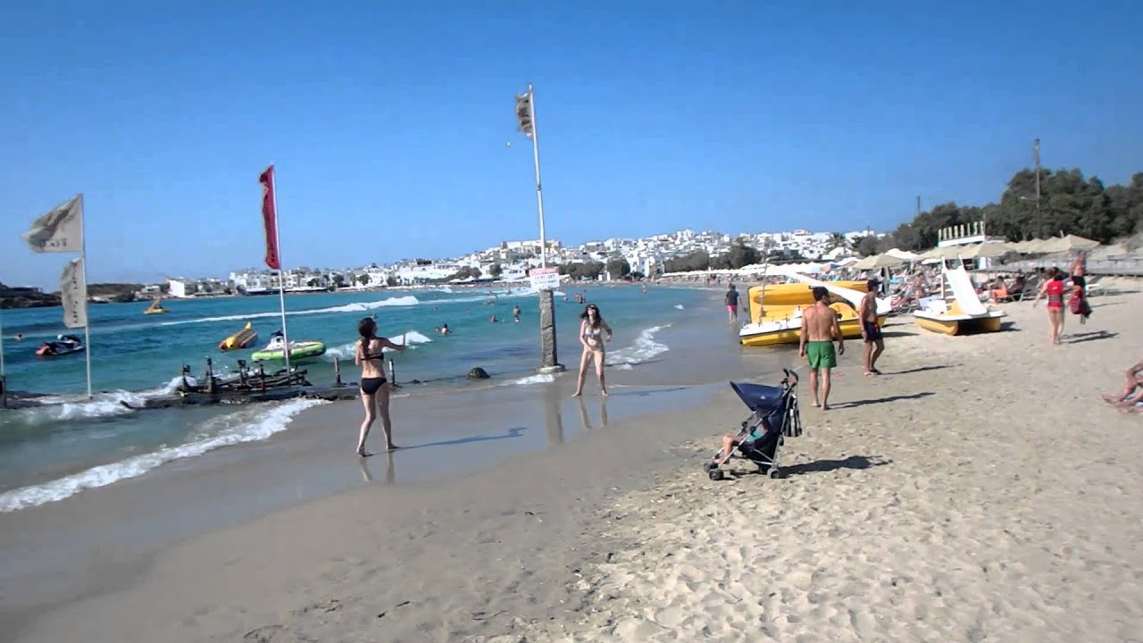 Saint George's Beach in Naxos, Greece