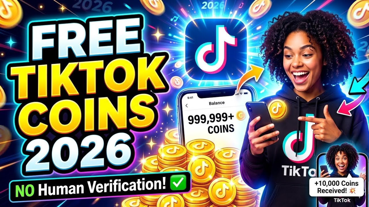🔥 How to Get 500,000 FREE TikTok Coins in 2026 (No App, No Login Needed!) 💎