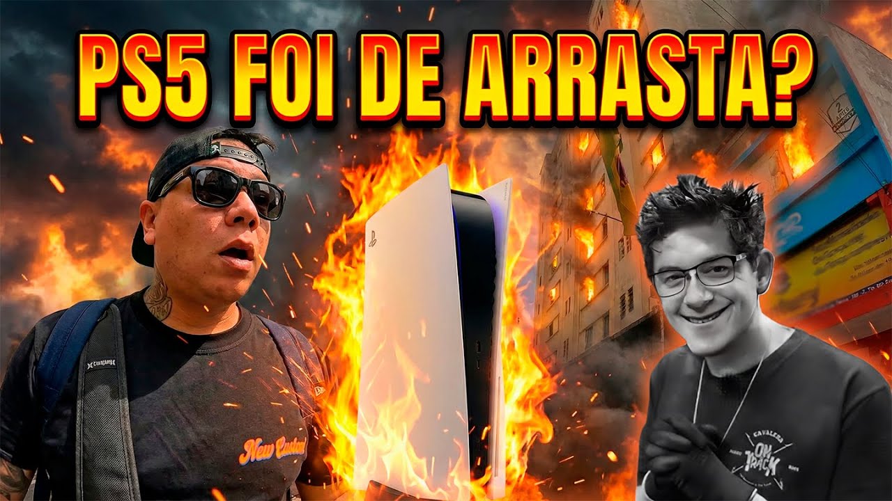 Levando o PS5 pra manutenção na Santa Ifigênia + Caçada ao Presente EMO 🎁🖤@ResetandoGames