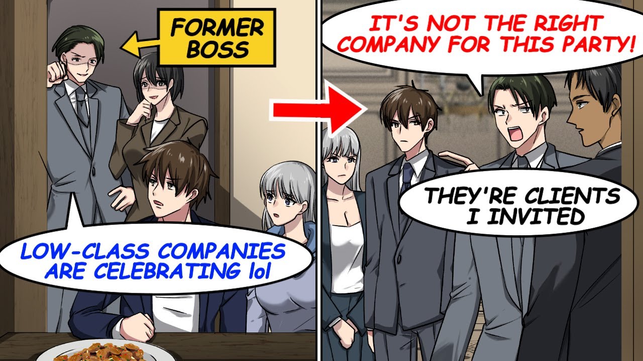【Manga】I was celebrating my boss's retirement when my former boss burst in. He looks down on us...
