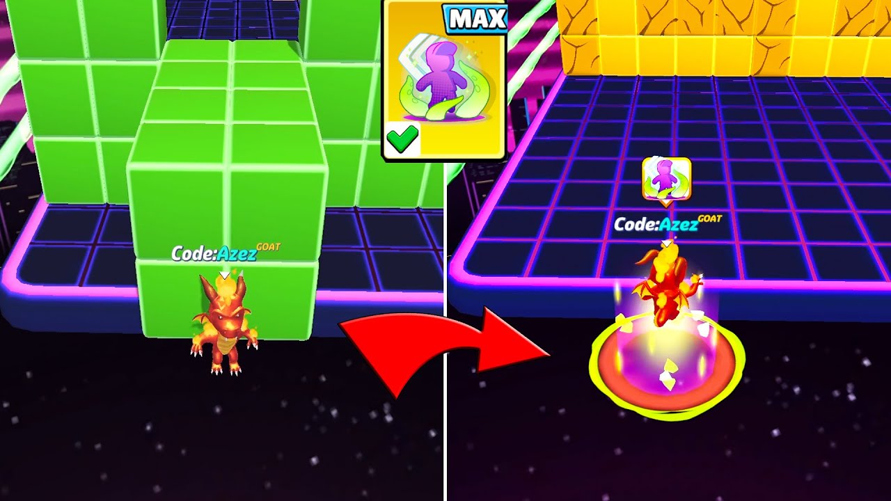 تحديث البيتا | الايموت الجديد خطييير  تقدر تخترق 3 بلوكات 😍🥶 #stumbleguys