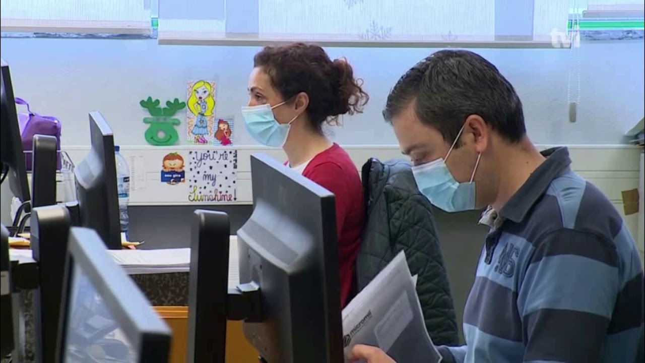 Reportagem TVI . no interior de um centro hospitalar em luta contra a pandemia - cont