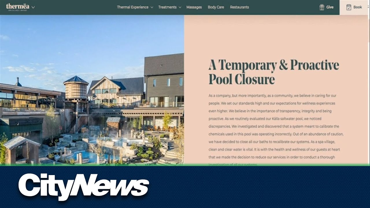 Whitby spa shuts down pools after staph bacteria detected