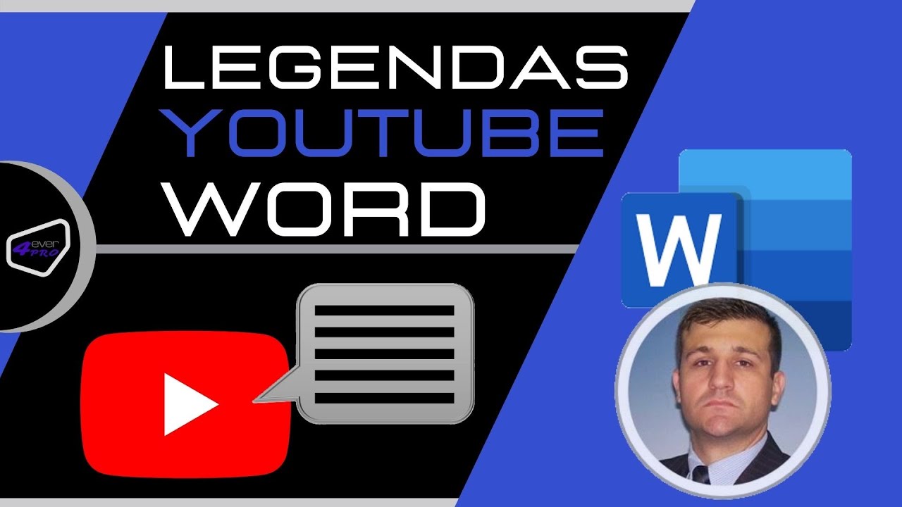 Legendas no Youtube com o Word