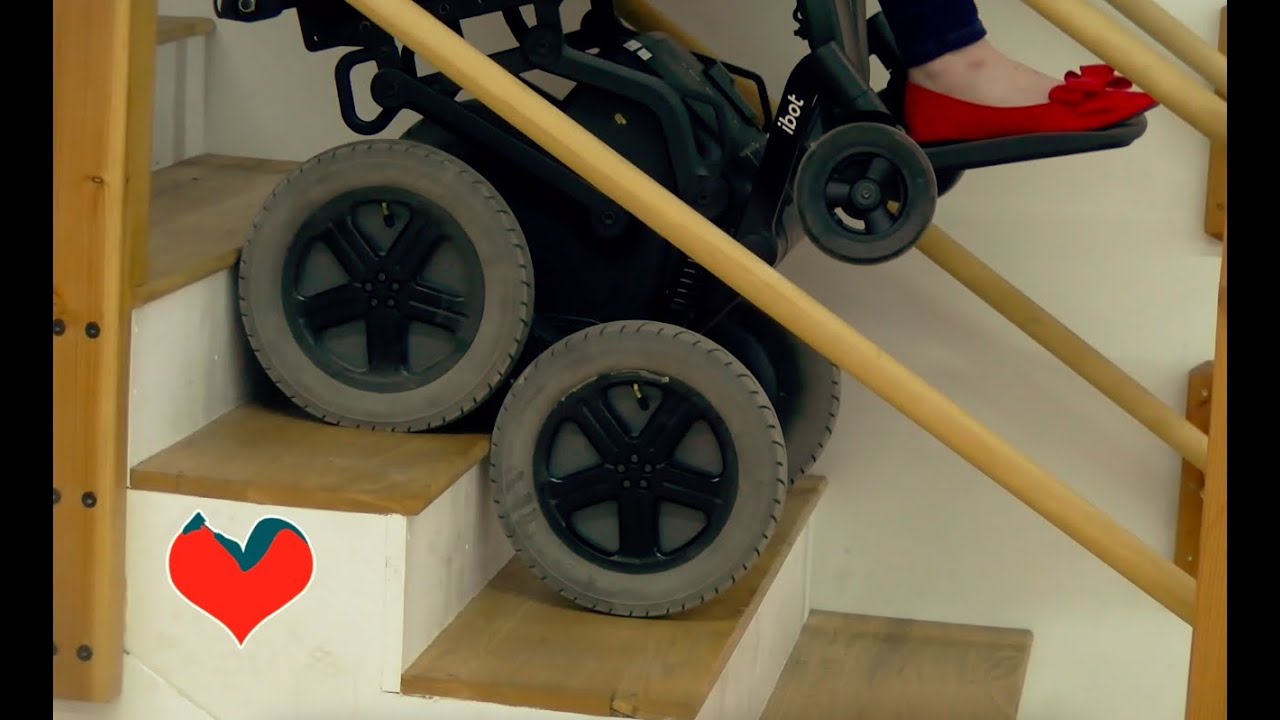 Check out this stair climbing power wheelchair!