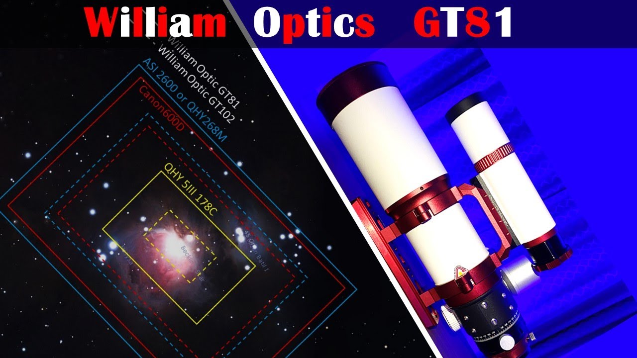 William Optics GT81 Image Scale