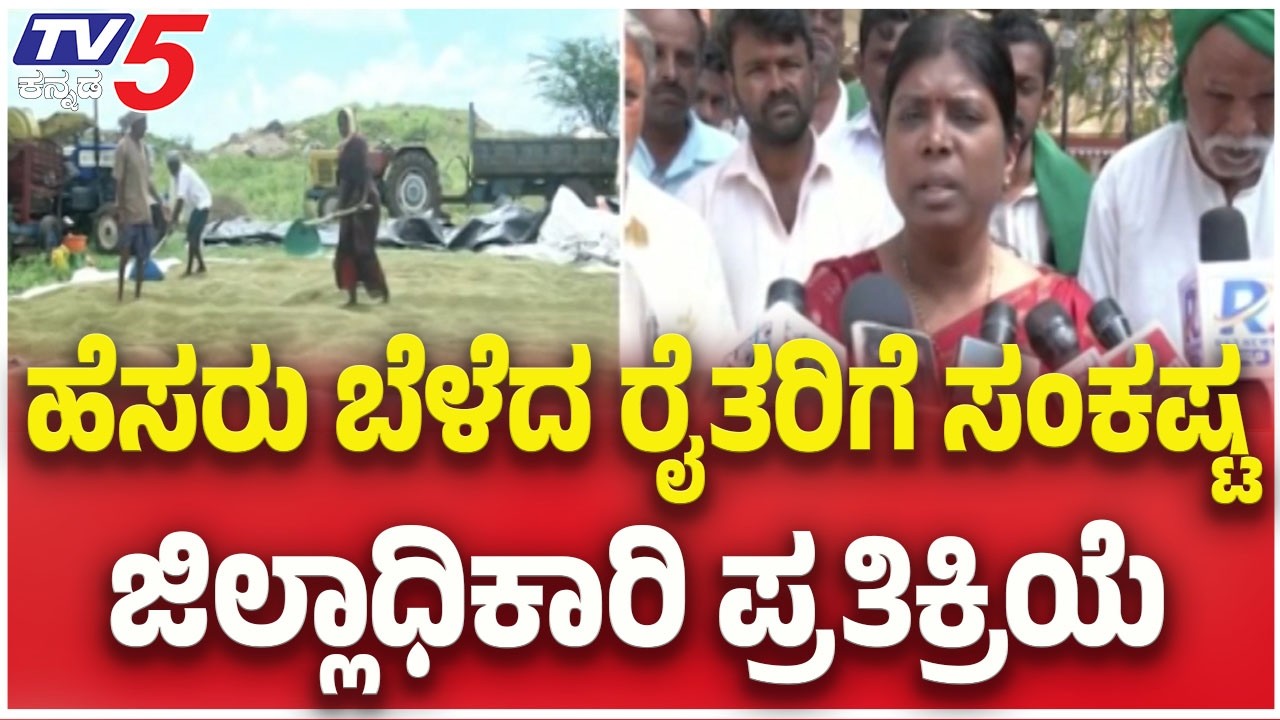 Dharwad MSP procurement row : ಹೆಸರು ಬೆಳೆದ ರೈತರಿಗೆ ಸಂಕಷ್ಟ..ಜಿಲ್ಲಾಧಿಕಾರಿ ಪ್ರತಿಕ್ರಿಯೆ | TV5 Kannada