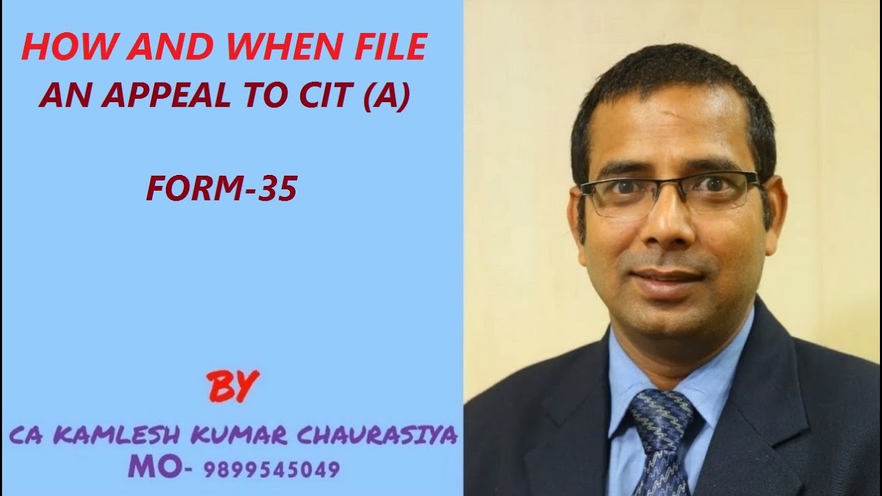 HOW TO FILE APPEAL IN INCOME TAX