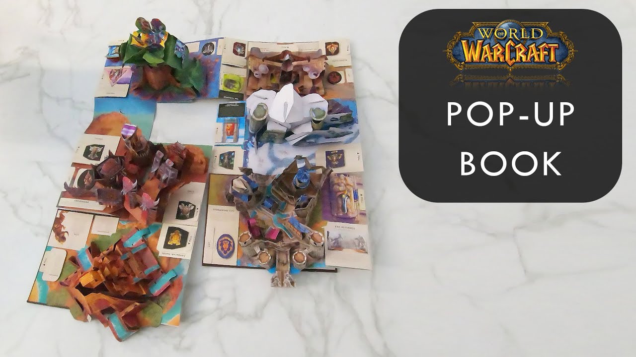 WoW POP-UP BOOK [F.P.I ASMR] 와우 팝업북 [일인칭 ASMR 리뷰]