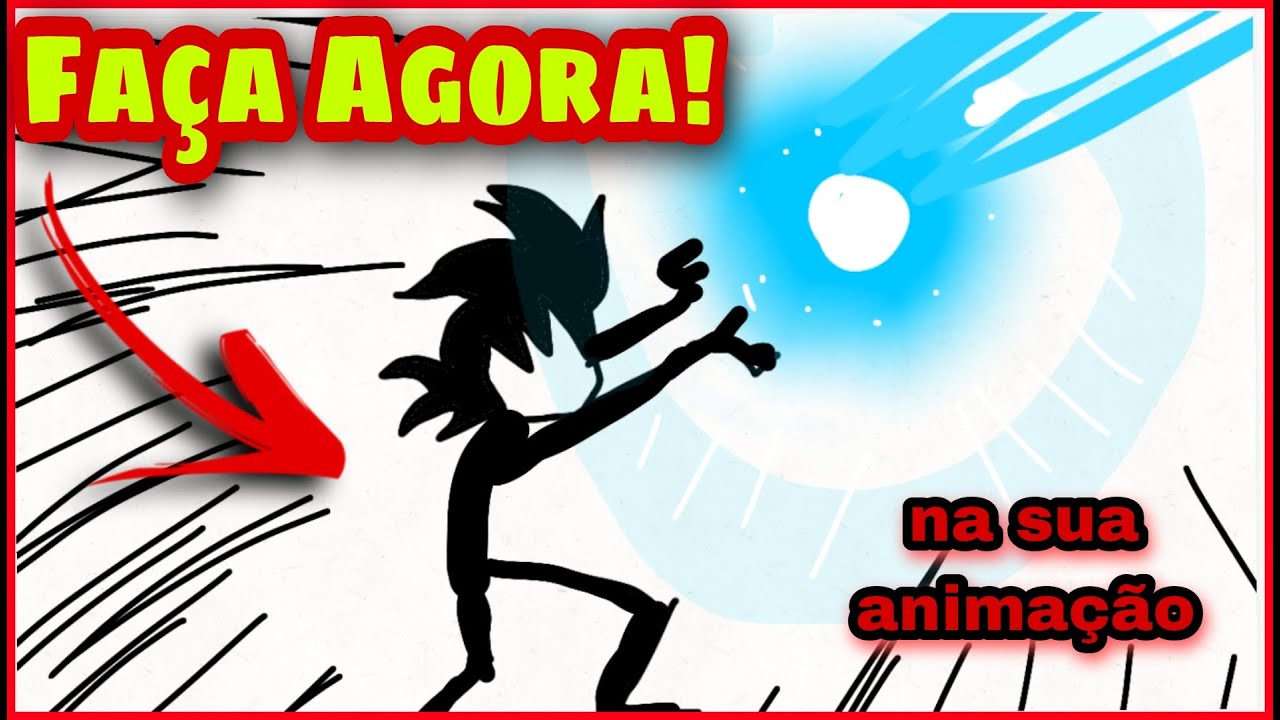 KAMEHAMEHA MAIS FACIL DO MUNDO - tutorial de animação em palito - flipaclip animation stickman figth