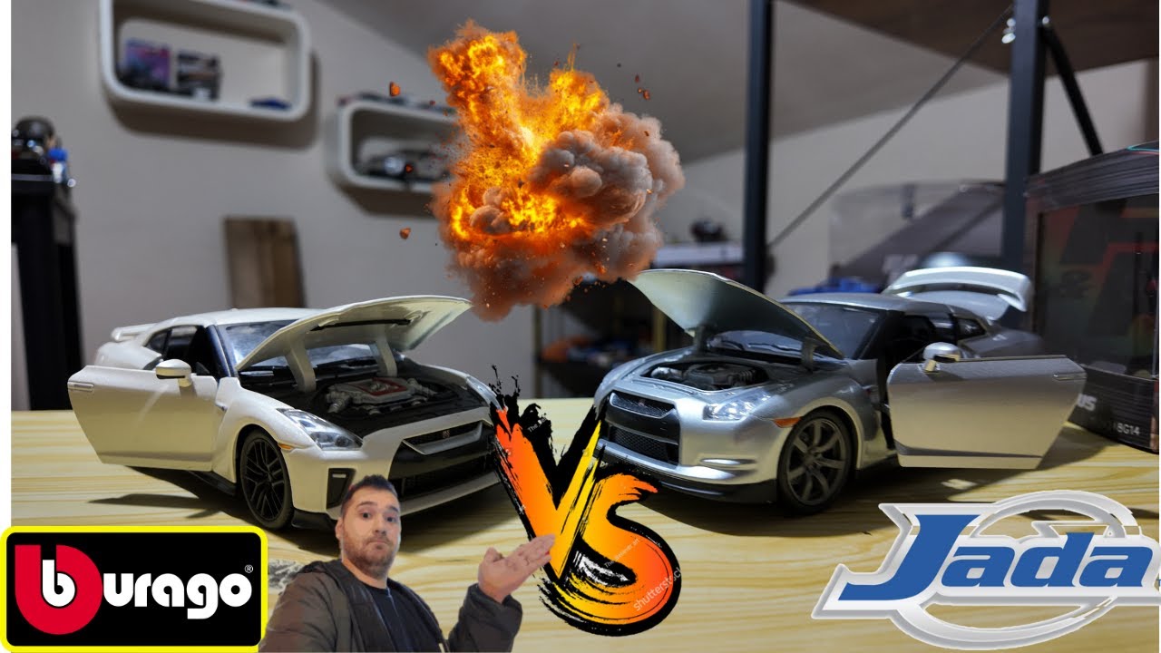 1/24 NISSAN GTR R35 JADA VS BURAGO TARAFINI SEÇ !!!!!!! İNCELEME !!!!!