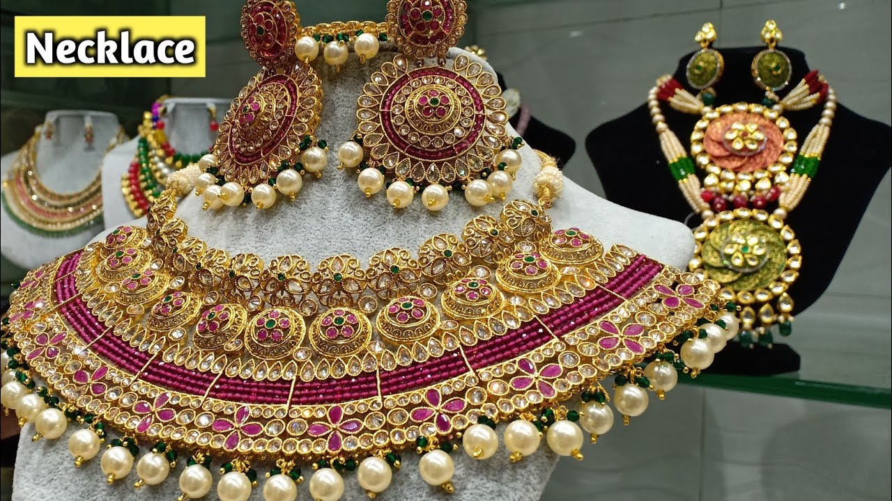 High Quality Necklace in Wholesale Price । Necklace Manufacturer in Delhi । Part-1