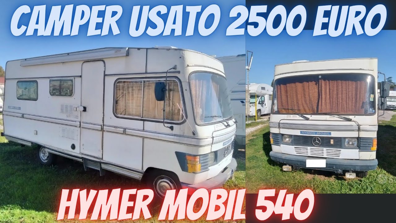CAMPER USATO 2500 EURO HYMER MOBIL 540