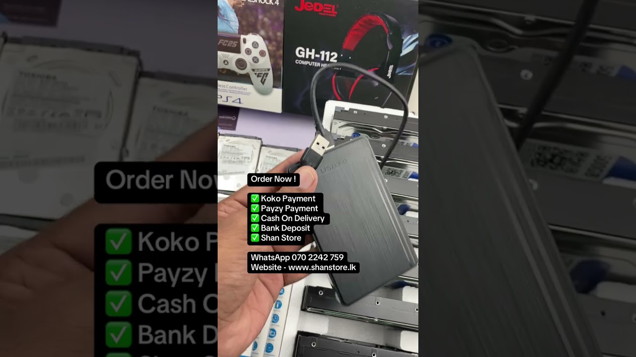 PC Games පුරවලා Hard Disk ඉල්ලපු අය ඔන්න අලුත් Stock එක ආවා. දැන්ම WhatsApp Message එකක් දාන්න 