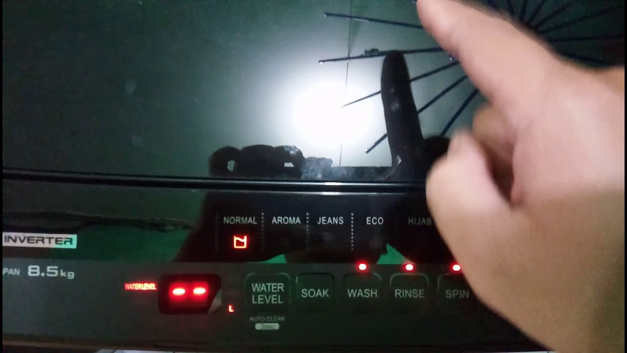 tutorial sederhana pemakaian mesin cuci sharp ES-M8500XT