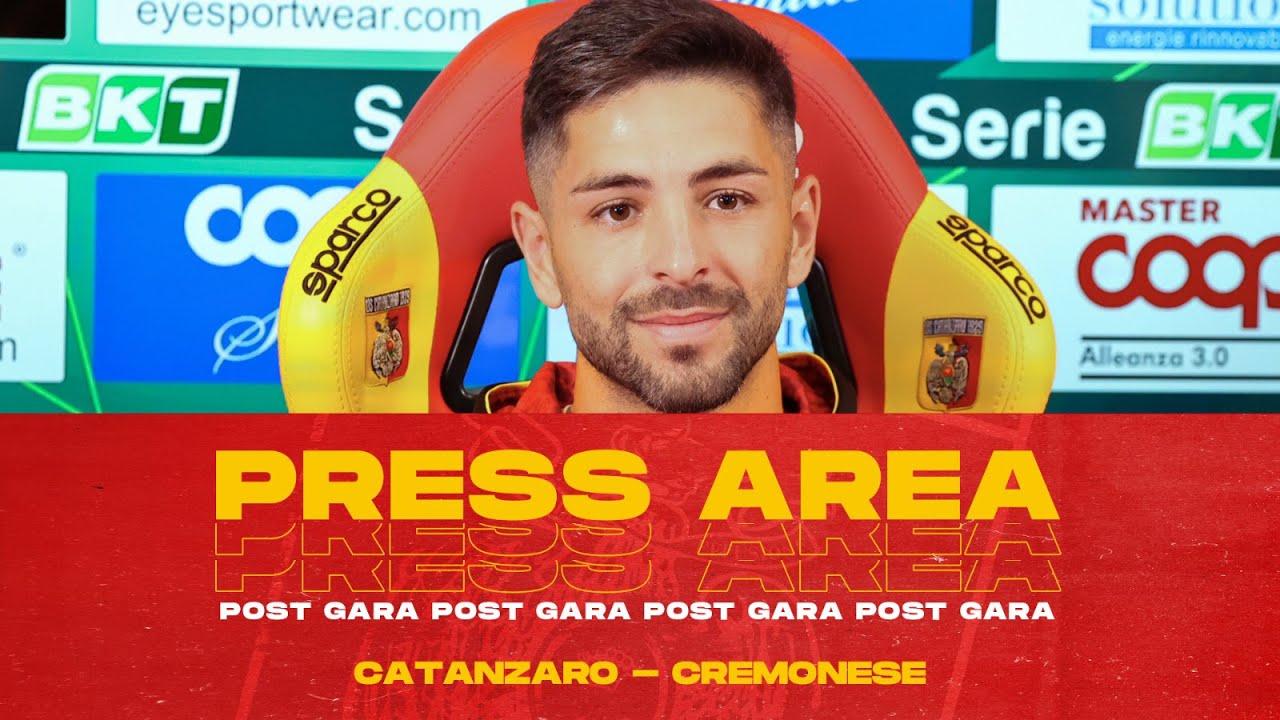 PRESS AREA | SOUNAS NEL DOPO GARA DI CATANZARO - CREMONESE 🎙