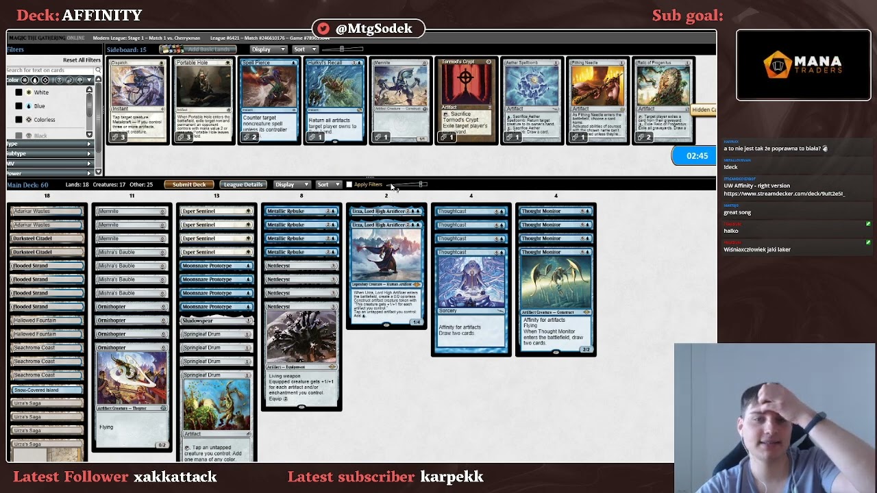 SodekMTG Stream 14.02.2022 - UW Affinity