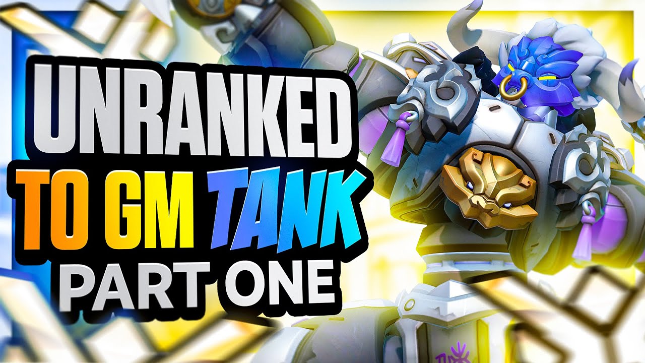 Unranked to GM TANK PLACEMENTS PART 1! THE LAST OW1 UNRANKED TO GM!