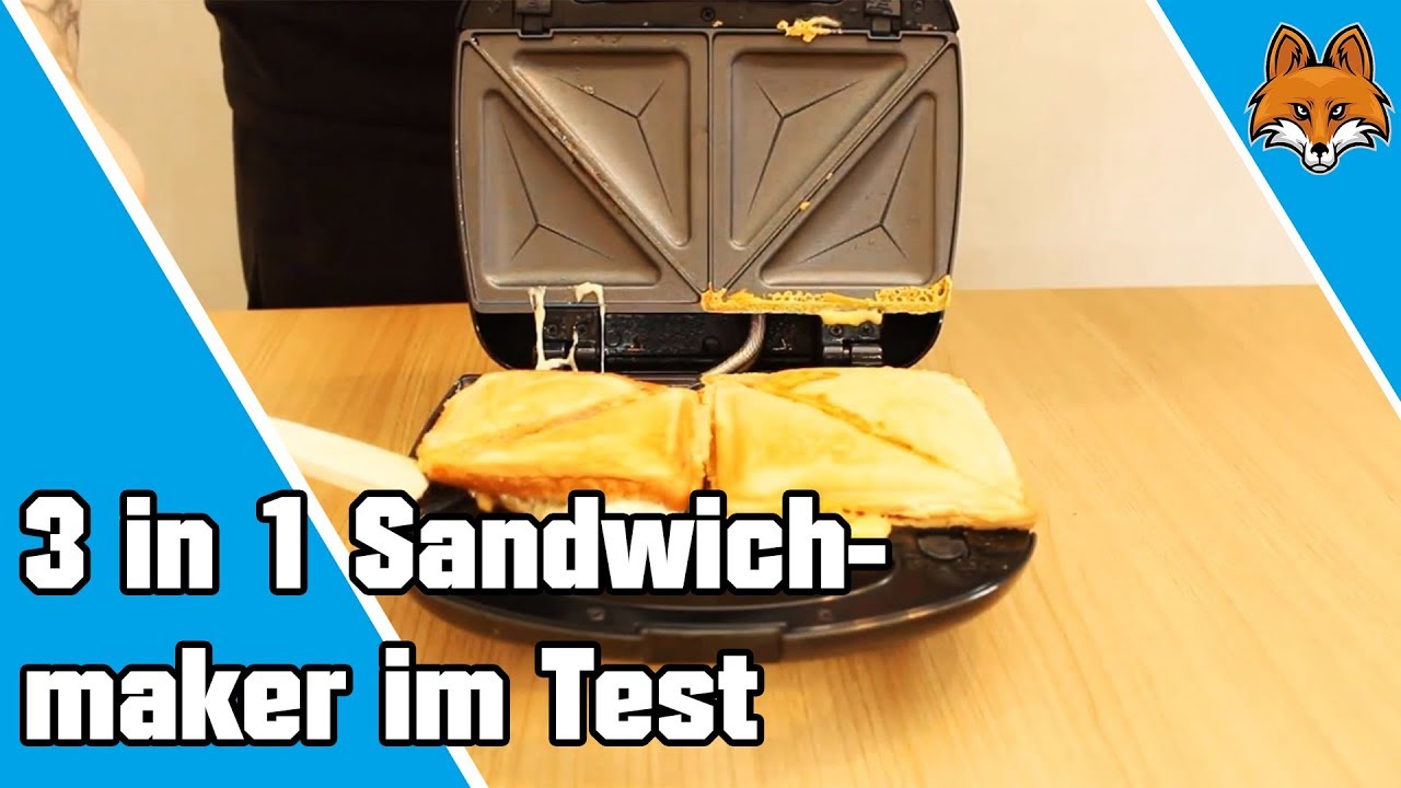3 in 1 Sandwichmaker | Waffeleisen | Paninigrill im Test 🥪