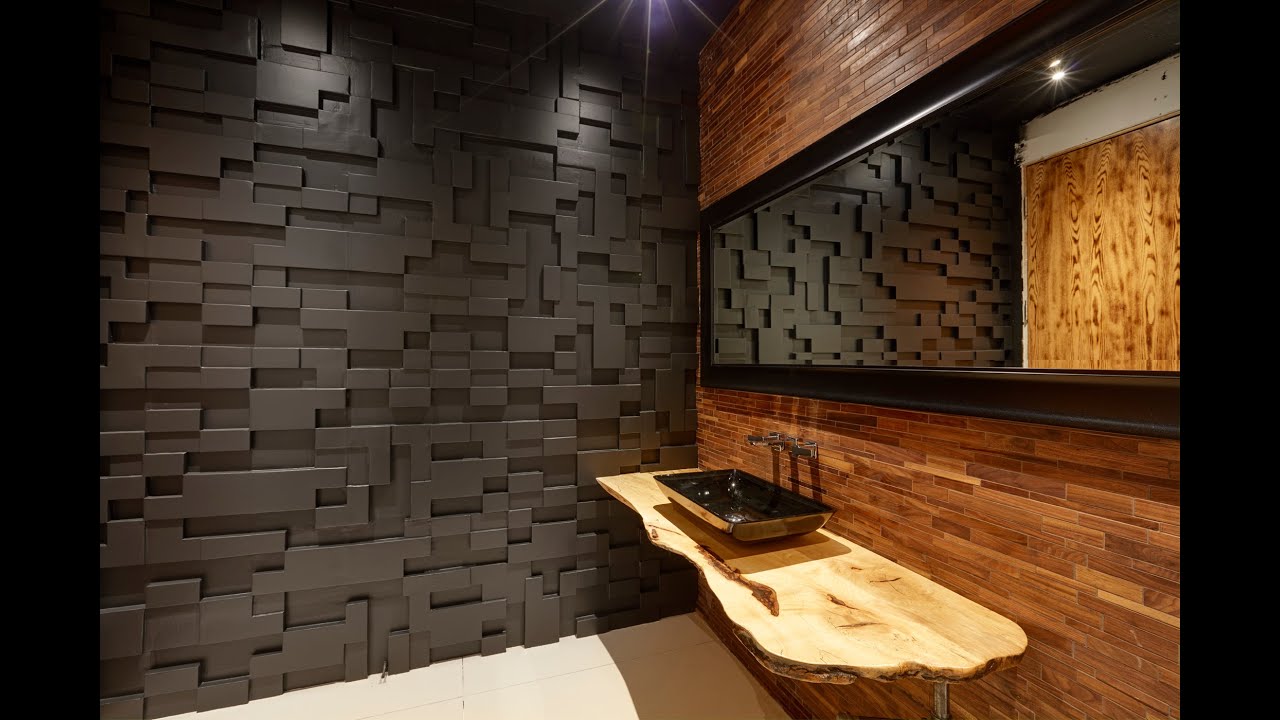 Installation of 3D decorative panels