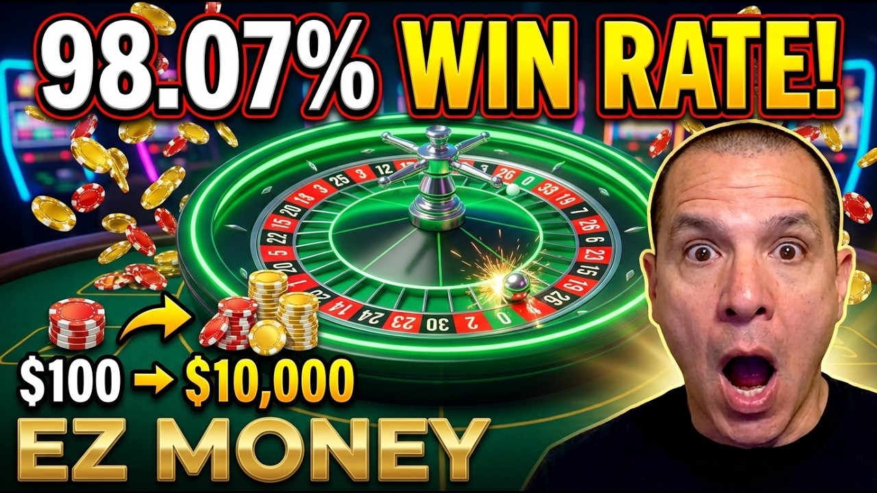 98.07% WIN RATE Roulette Strategy That Actually Works! (Day 84 EZ Money)!    #roulette