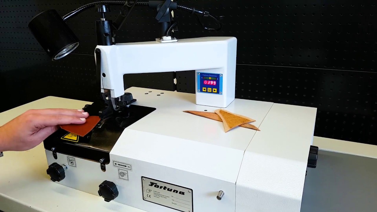 Fortuna ES 50 Lederschärfmaschine Schärfmaschine mit stufenlosem elektronischen Vorschub