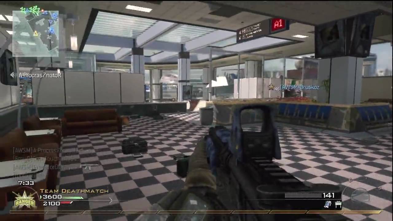 MW2- TDM on Terminal: M16 22-6 (HD)
