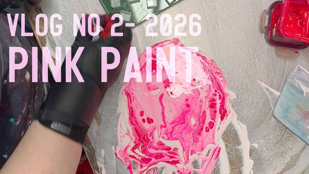 February 26 vlog 🌸 Pink Paint 🎀