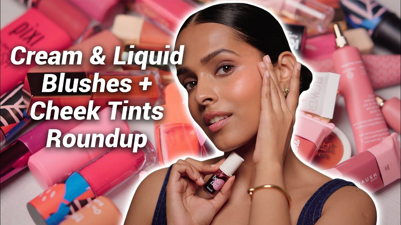 Reviewing & Swatching all my CREAM & LIQUID Blushes💗 starting ₹90